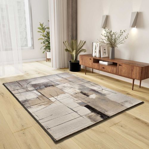 Tapis Abstrait Beruti 12921 Beige 200x290 Cm