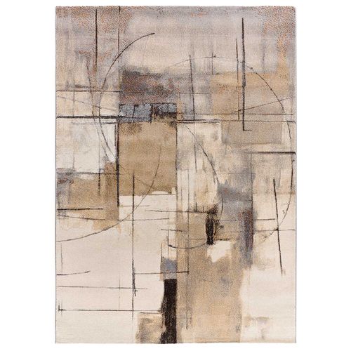 Tapis Abstrait Beruti 12921 Beige 200x290 Cm