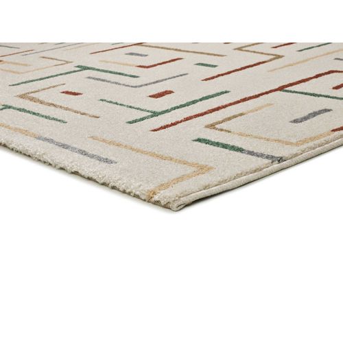 Tapis Géométrique Beruti 12925 Beige/multicolore 80x150 Cm