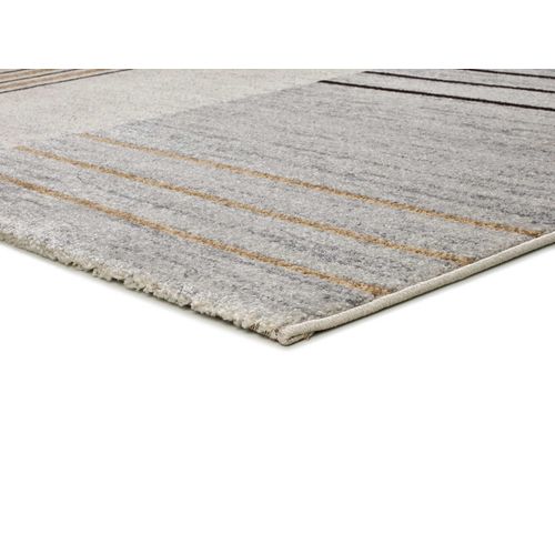 Tapis Géométrique Craft 12936 Gris/beige 200x290 Cm