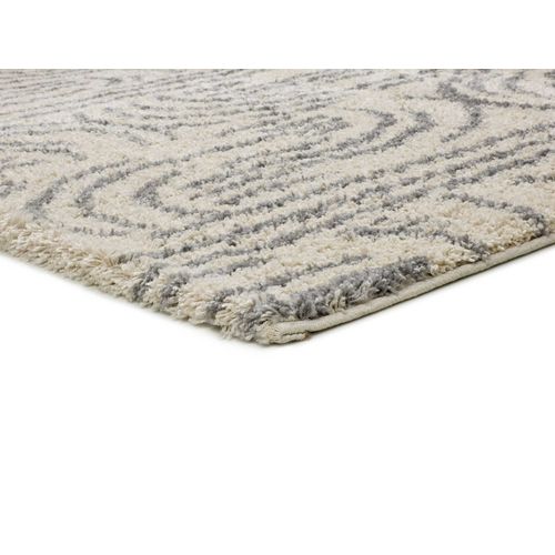 Tapis Shaggy Helia 8807 Gris/beige 133x190 Cm