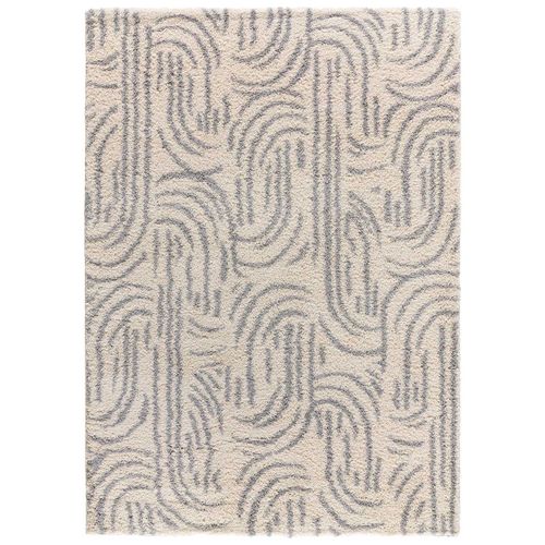 Tapis Shaggy Helia 8807 Gris/beige 133x190 Cm