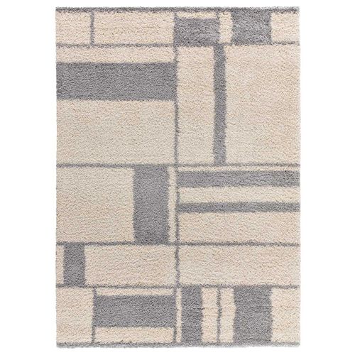 Tapis Shaggy Helia 8816 Beige/gris 160x230 Cm