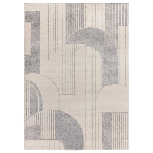 Tapis Géométrique Porto 12917 Crème/gris 160x230 Cm