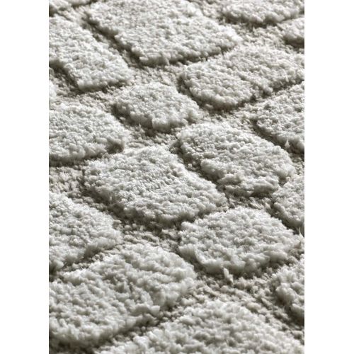 Tapis Scandinave à Relief Juno 13 Gris 64x120 Cm