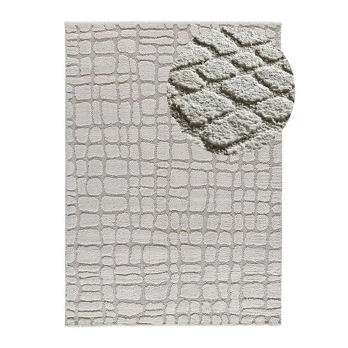 Tapis Scandinave à Relief Juno 13 Gris 190x285 Cm