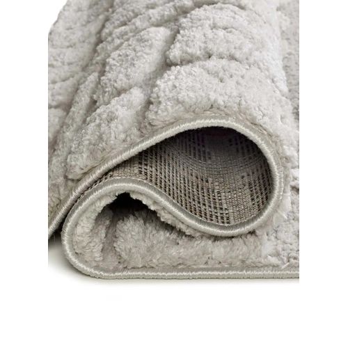 Tapis Scandinave à Relief Juno 13 Gris 190x285 Cm