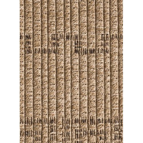 Tapis Extérieur Classique Effet Jute Acra 5046 Marron Clair 200x290 Cm