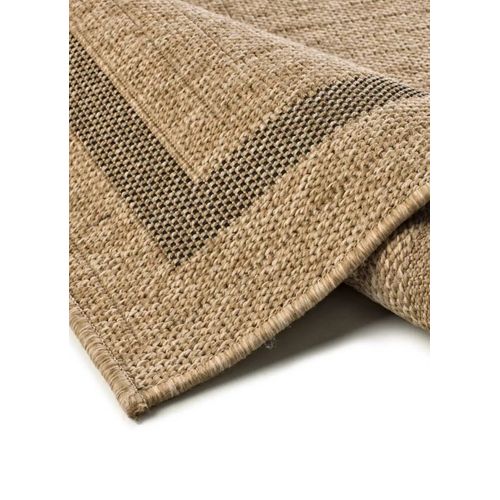 Tapis Extérieur Effet Jute Acra 5011 Marron Clair 120x170 Cm