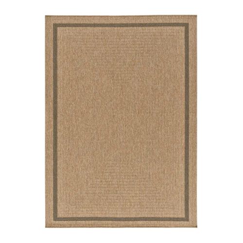Tapis Extérieur Effet Jute Acra 5011 Marron Clair 200x290 Cm