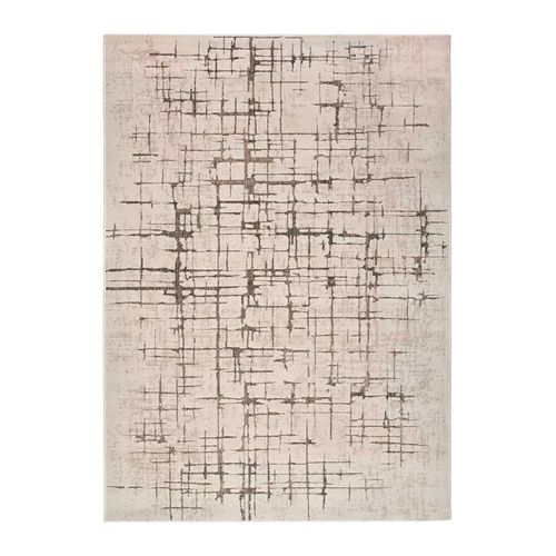 Tapis Moderne Ceres 28001 Crème / Marron 80x120 Cm