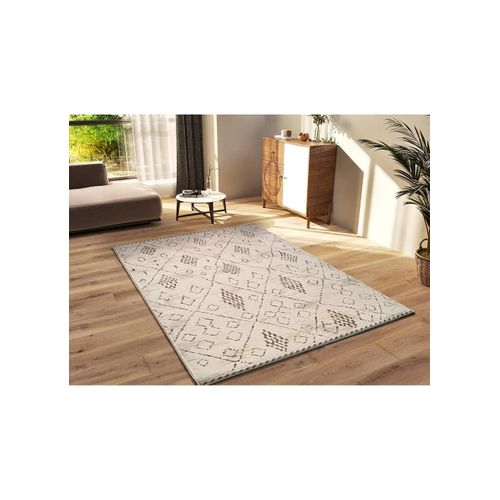Tapis Ethnique Ceres 54008 Crème / Marron 133x190 Cm
