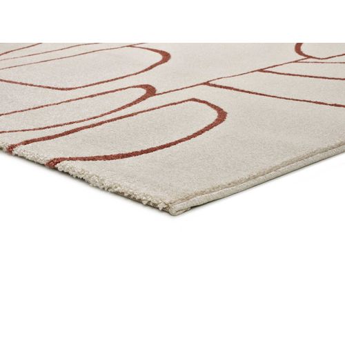 Tapis Géométrique Beruti 12923 Beige/rouille 200x290 Cm