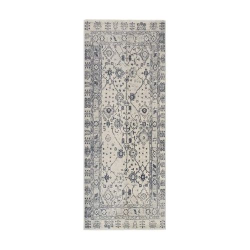 Tapis Vintage Siroco 16803 Bleu / Crème 80x200 Cm