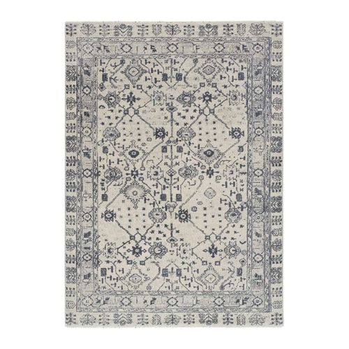 Tapis Vintage Siroco 16803 Bleu / Crème 160x230 Cm