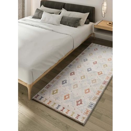 Tapis Ethnique Tamaris 16805 Multicolore / Beige 80x200 Cm