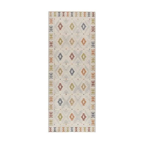 Tapis Ethnique Tamaris 16805 Multicolore / Beige 80x200 Cm