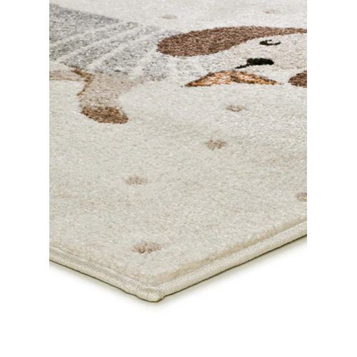 Tapis Enfant Chiens Saucisses Beats 40485 Blanc 120x170 Cm