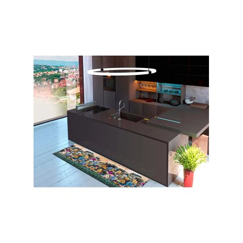 Tapis De Cuisine Paysage Ricci Ortisei Multicolore 52x100 Cm