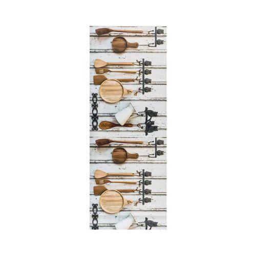 Tapis De Cuisine Rustique Ricci Cucina Multicolore 52x100 Cm