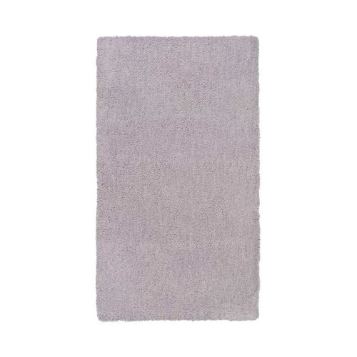 Tapis Shaggy Uni Shanghai Liso Argent 60x110 Cm
