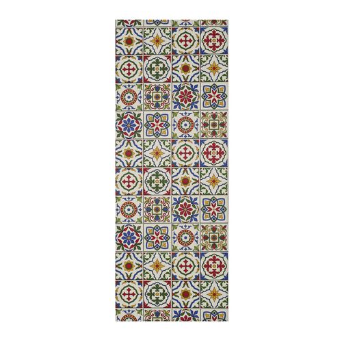 Tapis De Cuisine Bohème Sprinty Amalfi Multicolore 52x200 Cm
