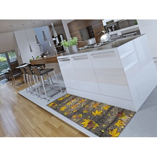 Tapis De Cuisine Automne Sprinty Autunno Jaune/marron 52x200 Cm