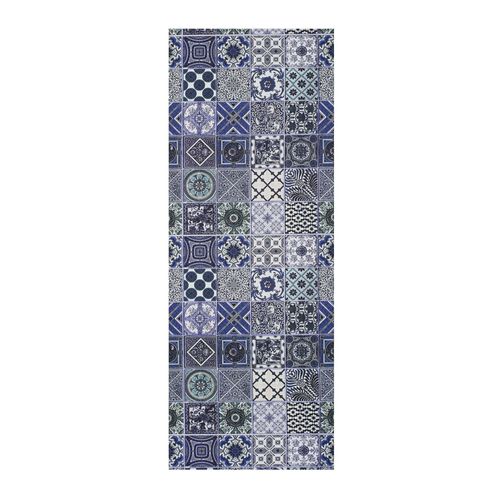 Tapis De Cuisine Bohème Sprinty Ceramics Bleu/gris 52x100 Cm