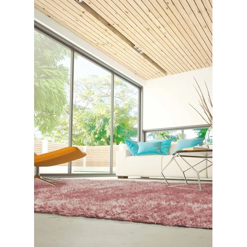 Tapis Shaggy Aloe Liso Rose 80x150 Cm
