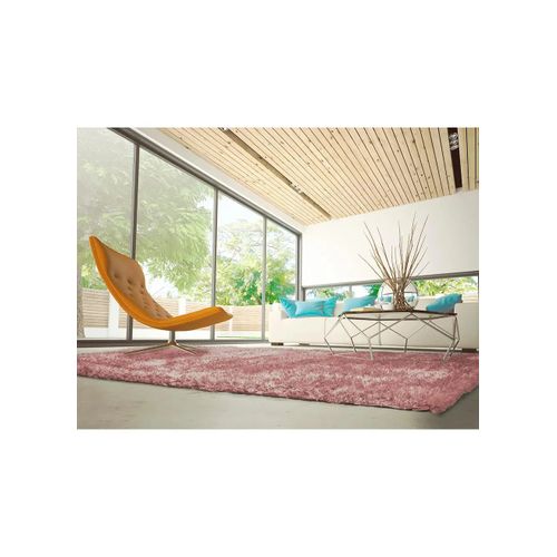 Tapis Shaggy Aloe Liso Rose 140x200 Cm