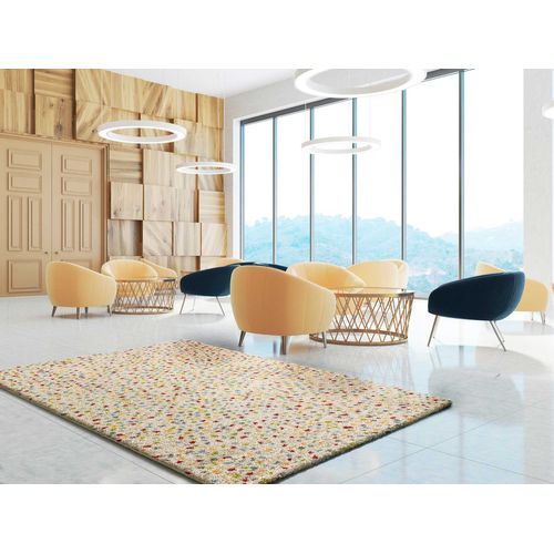 Tapis Shaggy Moderne Kasbah 8598 Beige/multicolore 160x230 Cm