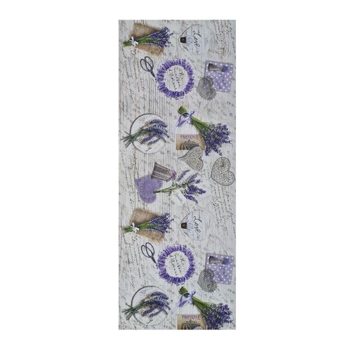 Tapis De Cuisine Lavande Sprinty Provence Violet/gris 52x100 Cm