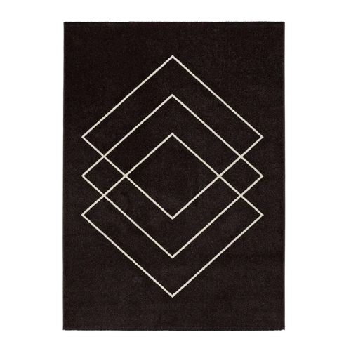 Tapis Géométrique Breda 12180 Noir 133x190 Cm