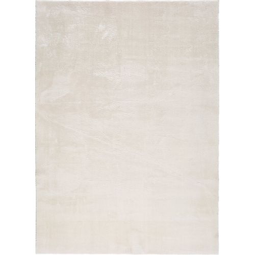 Tapis Lavable Uni Loft Liso Blanc 80x150 Cm