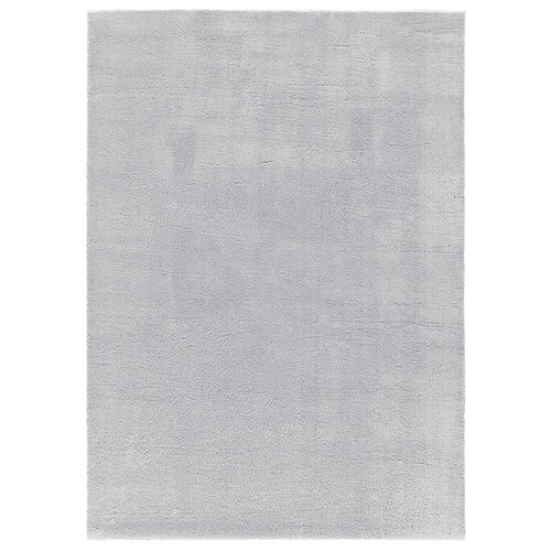 Tapis Lavable Uni Loft Liso Gris 200x290 Cm