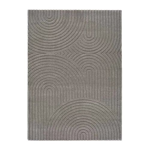 Tapis Scandinave à Relief Lina 59602 Gris 80x150 Cm