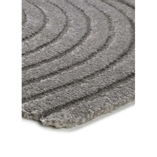 Tapis Scandinave à Relief Lina 59602 Gris 160x230 Cm
