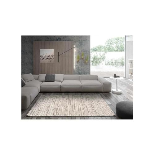 Tapis Abstrait à Relief Yen 59617 Beige 80x150 Cm