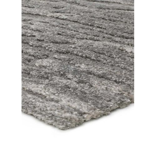 Tapis Abstrait à Relief Yen 59617 Gris 120x170 Cm