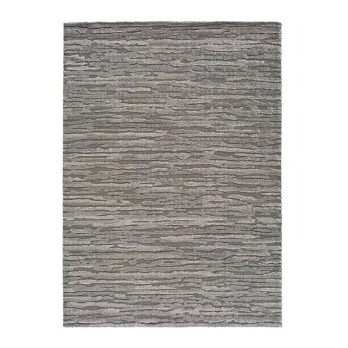 Tapis Abstrait à Relief Yen 59617 Gris 160x230 Cm