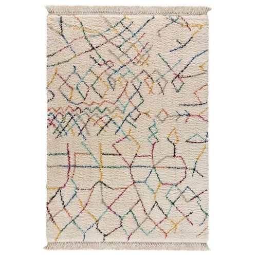 Tapis Berbère Yebel 807 Crème/multicolore 200x290 Cm