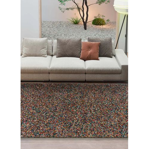 Tapis Shaggy Moderne Yebel 3 Multicolore 80x150 Cm