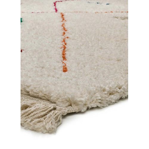 Tapis Berbère Yebel 817 Crème/multicolore 135x190 Cm