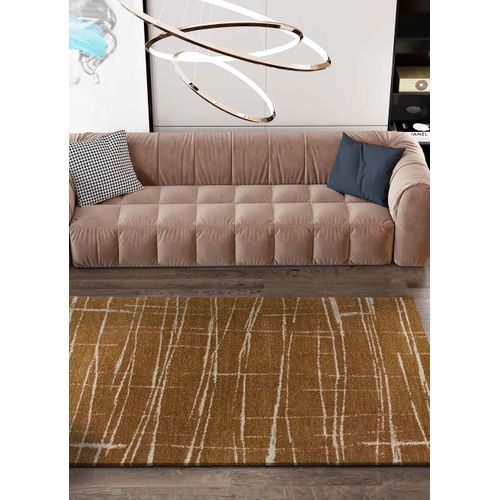 Tapis Abstrait Venus 68123 Cuivre 80x150 Cm