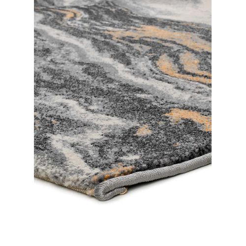 Tapis Effet Marbre Marmol Onda 12309 Gris 80x150 Cm