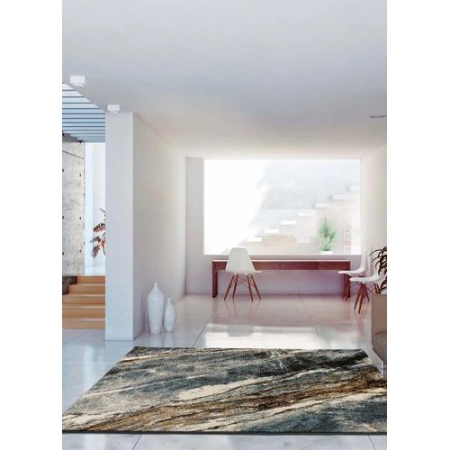 Tapis Effet Marbre Marmol Madera 12312 Gris 80x150 Cm