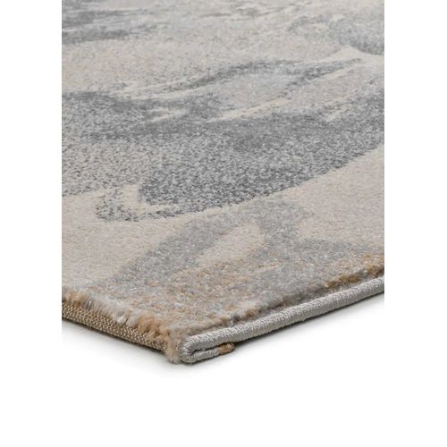 Tapis Motifs Floraux Flores Sunset 12337 Gris/beige 140x200 Cm