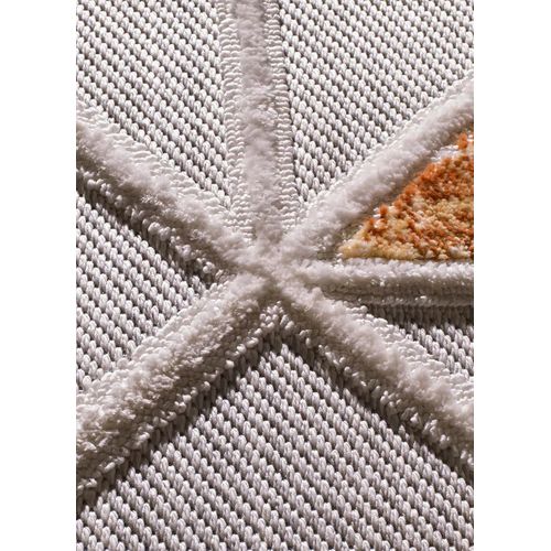 Tapis Géométrique Broadway 4840 Gris/multicolore 136x200 Cm