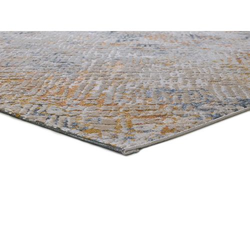 Tapis Abstrait Kilis 3213 Crème/bleu/moutarde 115x170 Cm