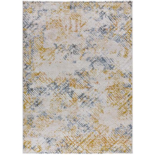 Tapis Abstrait Kilis 3213 Crème/bleu/moutarde 115x170 Cm